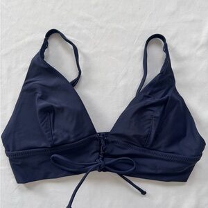 Aerie Midnight Triangle Bikini Top